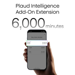 Plaud Intelligence Add-On Extension (6,000 mins)