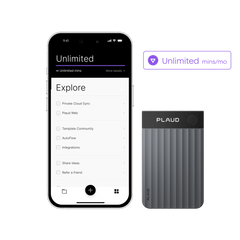 Plaud Note Pro & Al Annual Unlimited Plan